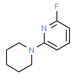 ChemSpider 2D Image | 2-Fluoro-6-(1-piperidinyl)pyridine | C10H13FN2