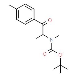 ChemSpider 2D Image | 2-Methyl-2-propanyl methyl[1-(4-methylphenyl)-1-oxo-2-propanyl]carbamate | C16H23NO3
