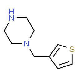 ChemSpider 2D Image | 1-(3-Thienylmethyl)piperazine | C9H14N2S