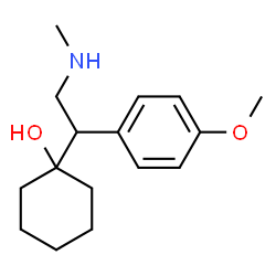ChemSpider 2D Image | N-DESMETHYLVENLAFAXINE | C16H25NO2