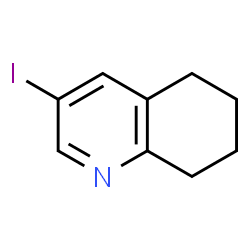 ChemSpider 2D Image | 3-Iodo-5,6,7,8-tetrahydroquinoline | C9H10IN