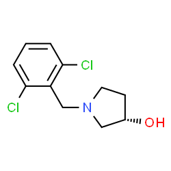 ChemSpider 2D Image | (3S)-1-(2,6-Dichlorobenzyl)-3-pyrrolidinol | C11H13Cl2NO