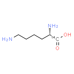 ChemSpider 2D Image | L-Lysine-1-14C | C514CH14N2O2