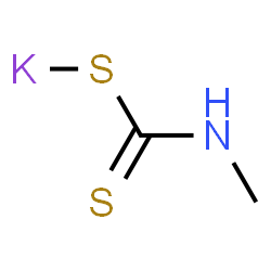 ChemSpider 2D Image | Potassium methylcarbamodithioate | C2H4KNS2