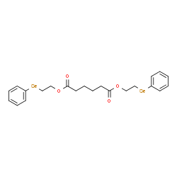 ChemSpider 2D Image | Bis[2-(phenylselanyl)ethyl] adipate | C22H26O4Se2