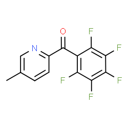 ChemSpider 2D Image | (5-Methyl-2-pyridinyl)(pentafluorophenyl)methanone | C13H6F5NO