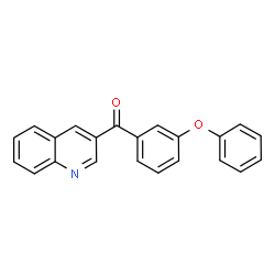 ChemSpider 2D Image | (3-Phenoxyphenyl)-3-quinolinylmethanone | C22H15NO2