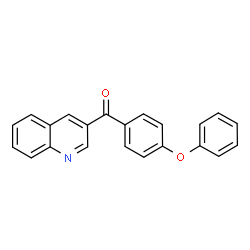 ChemSpider 2D Image | (4-Phenoxyphenyl)-3-quinolinylmethanone | C22H15NO2