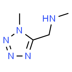 ChemSpider 2D Image | N-Methyl-1-(1-methyl-1H-tetrazol-5-yl)methanamine | C4H9N5