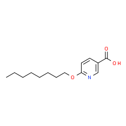 ChemSpider 2D Image | 6-(Octyloxy)nicotinic acid | C14H21NO3