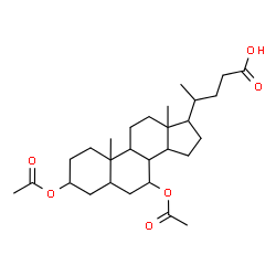 ChemSpider 2D Image | 3,7-Diacetoxycholan-24-oic acid | C28H44O6