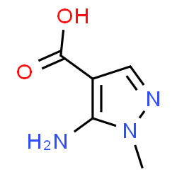 ChemSpider 2D Image | 5-Amino-1-methylpyrazole-4-carboxylic Acid | C5H7N3O2