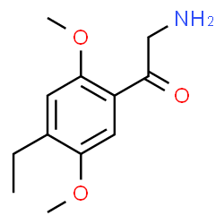 ChemSpider 2D Image | 2-Amino-1-(4-ethyl-2,5-dimethoxyphenyl)ethanone | C12H17NO3