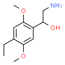 ChemSpider 2D Image | 2-Amino-1-(4-ethyl-2,5-dimethoxyphenyl)ethanol | C12H19NO3