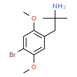ChemSpider 2D Image | 1-(4-Bromo-2,5-dimethoxyphenyl)-2-methyl-2-propanamine | C12H18BrNO2