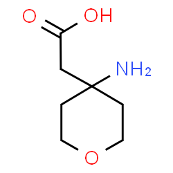 ChemSpider 2D Image | 4-Aminotetrahydro-2H-pyran-4-acetic acid | C7H13NO3