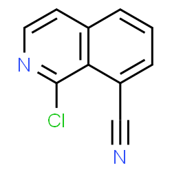 ChemSpider 2D Image | 1-Chloro-8-isoquinolinecarbonitrile | C10H5ClN2