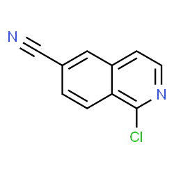ChemSpider 2D Image | 1-Chloro-6-isoquinolinecarbonitrile | C10H5ClN2