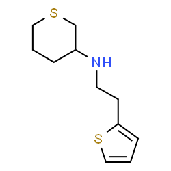 ChemSpider 2D Image | N-[2-(2-Thienyl)ethyl]tetrahydro-2H-thiopyran-3-amine | C11H17NS2
