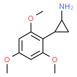 ChemSpider 2D Image | 2-(2,4,6-Trimethoxyphenyl)cyclopropanamine | C12H17NO3