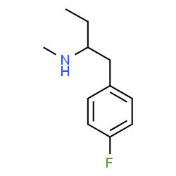 ChemSpider 2D Image | 1-(4-Fluorophenyl)-N-methyl-2-butanamine | C11H16FN