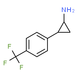 ChemSpider 2D Image | 2-[4-(Trifluoromethyl)phenyl]cyclopropanamine | C10H10F3N