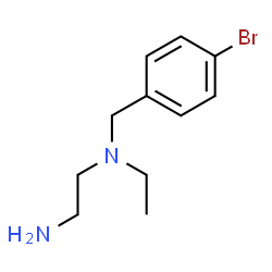 ChemSpider 2D Image | N-(4-Bromobenzyl)-N-ethyl-1,2-ethanediamine | C11H17BrN2