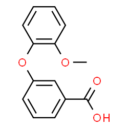 ChemSpider 2D Image | 3-(2-Methoxyphenoxy)benzoic acid | C14H12O4