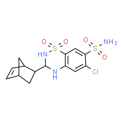 ChemSpider 2D Image | Cyclothiazide | C14H16ClN3O4S2
