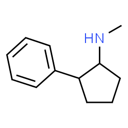 ChemSpider 2D Image | N-Methyl-2-phenylcyclopentanamine | C12H17N