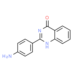 ChemSpider 2D Image | 2-(4-Aminophenyl)-4(1H)-quinazolinone | C14H11N3O
