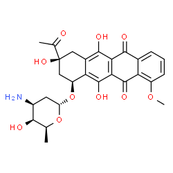 ChemSpider 2D Image | Daunorubicin | C27H29NO10