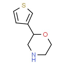 ChemSpider 2D Image | 2-(3-Thienyl)morpholine | C8H11NOS