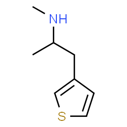 ChemSpider 2D Image | N-Methyl-1-(3-thienyl)-2-propanamine | C8H13NS