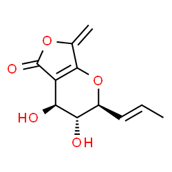 ChemSpider 2D Image | massarilactone H | C11H12O5