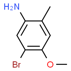 ChemSpider 2D Image | 5-Bromo-4-methoxy-2-methylaniline | C8H10BrNO