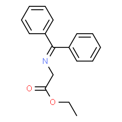 ChemSpider 2D Image | Ethyl N-(diphenylmethylene)glycinate | C17H17NO2