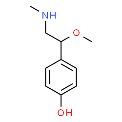 ChemSpider 2D Image | ?-methoxysynephrine | C10H15NO2