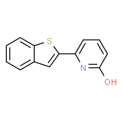 ChemSpider 2D Image | 6-(1-benzothiophen-2-yl)pyridin-2-ol | C13H9NOS