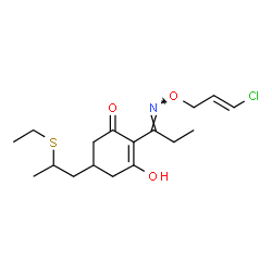 ChemSpider 2D Image | clethodim | C17H26ClNO3S