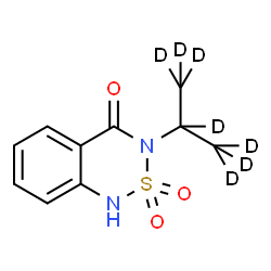 ChemSpider 2D Image | Bentazon-d7 | C10H5D7N2O3S