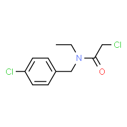 ChemSpider 2D Image | 2-Chloro-N-(4-chlorobenzyl)-N-ethylacetamide | C11H13Cl2NO