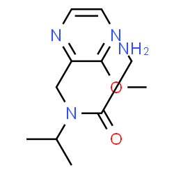 ChemSpider 2D Image | N-Isopropyl-N-[(3-methoxy-2-pyrazinyl)methyl]glycinamide | C11H18N4O2