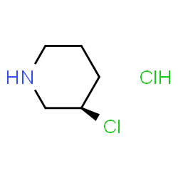 ChemSpider 2D Image | (3R)-3-Chloropiperidine hydrochloride (1:1) | C5H11Cl2N