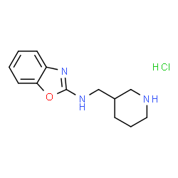 ChemSpider 2D Image | N-(Piperidin-3-ylmethyl)benzo[d]oxazol-2-amine hydrochloride | C13H18ClN3O