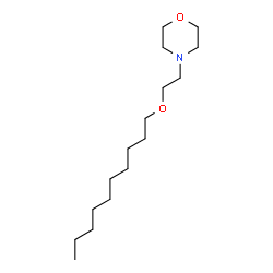 ChemSpider 2D Image | 4-[2-(Decyloxy)ethyl]morpholine | C16H33NO2