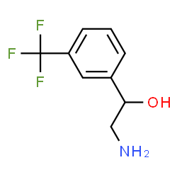 ChemSpider 2D Image | 2-Amino-1-[3-(trifluoromethyl)phenyl]ethanol | C9H10F3NO