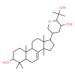 ChemSpider 2D Image | 23-Hydroxy-21,24-epoxylanost-7-ene-3,25-diol | C30H50O4