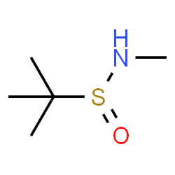 ChemSpider 2D Image | N,2-Dimethyl-2-propanesulfinamide | C5H13NOS