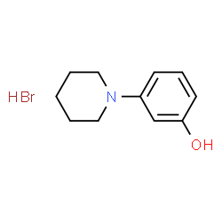 ChemSpider 2D Image | 3-(Piperidin-1-yl)phenol hydrobromide | C11H16BrNO
